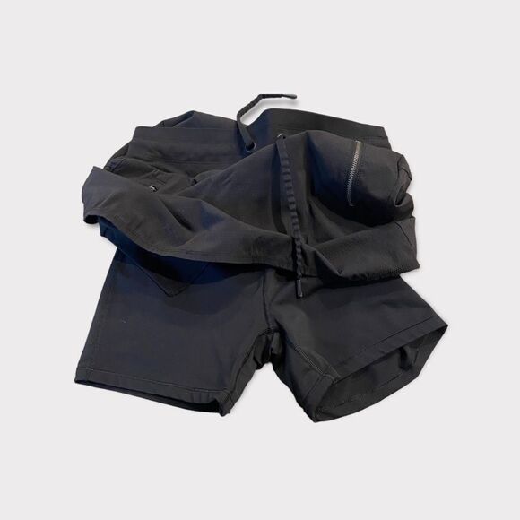 Athleta Black Mini Tennis Style Skirt With Under Shorts and Pockets - Picture 4 of 5